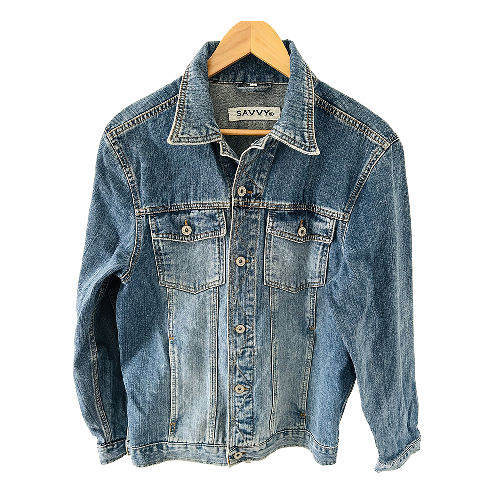 Vintage men's SAVVY denim jacket