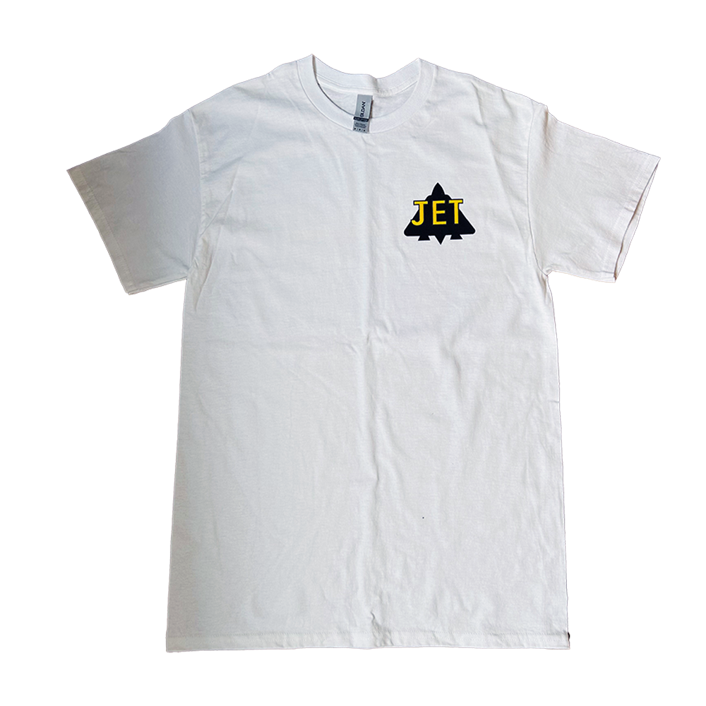 White JET fuel t-shirt
