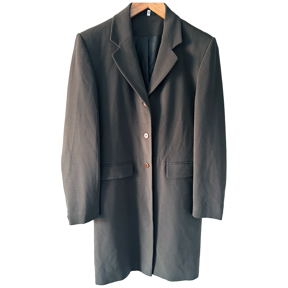 Ladies vintage olive long coat