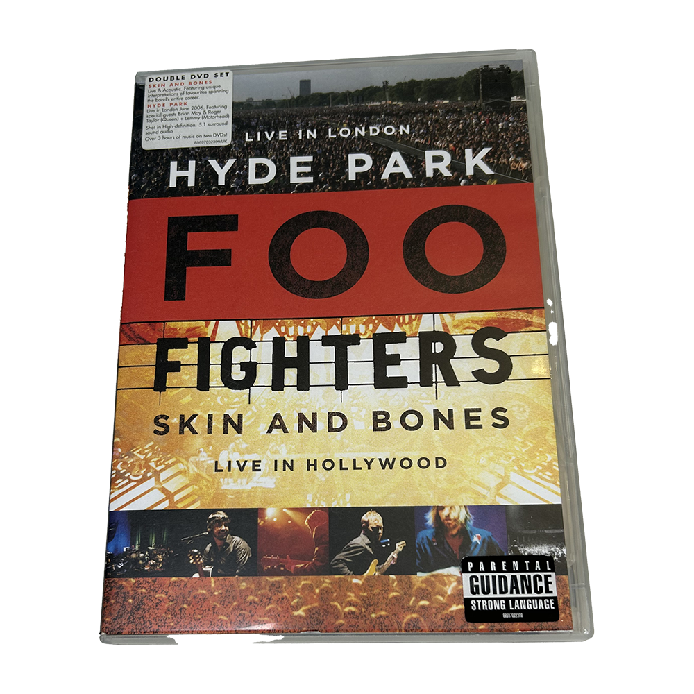 Foo Fighters double live DVD set