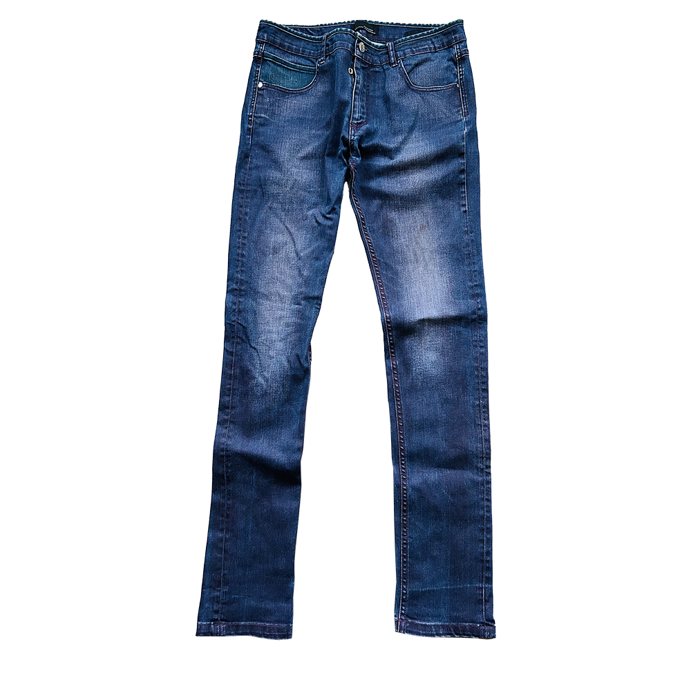 Men's 'Black tag' by Zara blue/purple denim jeans