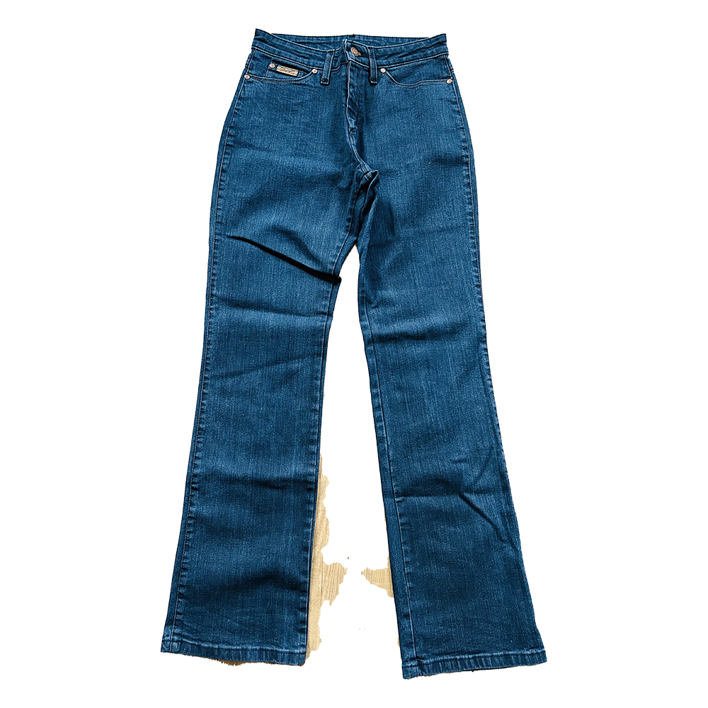 Men's Wrangler bootcut blue jeans