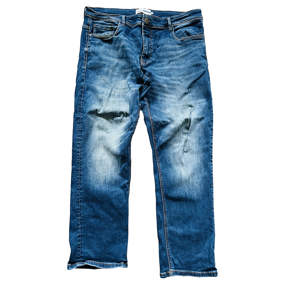 Men's Easy straight leg blue jeans