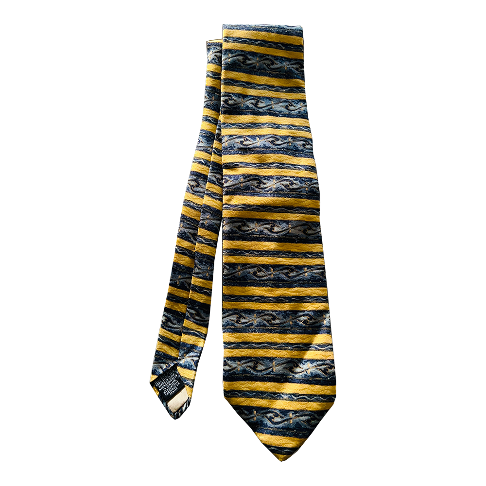 Retro 80s silk tie by Tie Rack