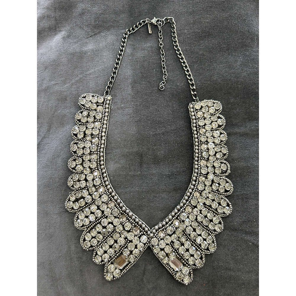 Vintage diamante collar necklace