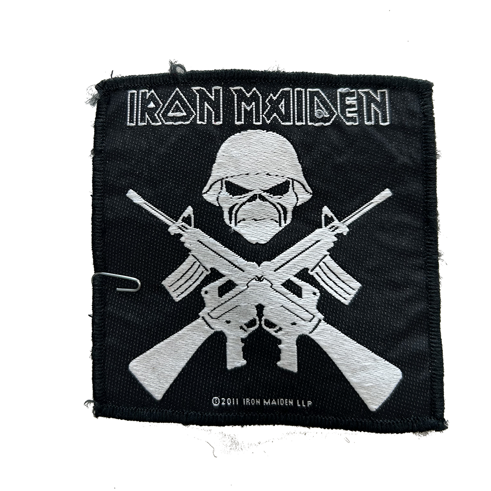 Black square Iron Maiden patch
