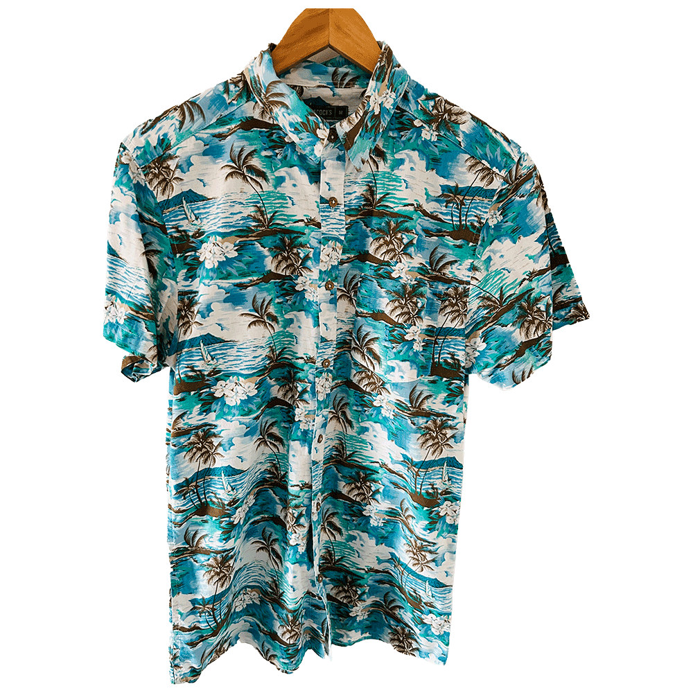 Men's retro Hawaiian shirt