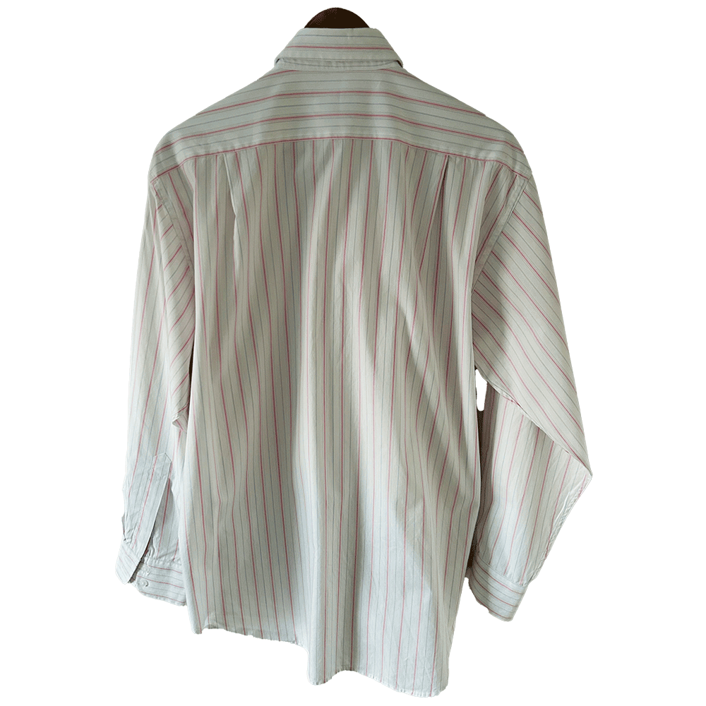 Men's formal Aquascutum white stripe shirt - Image 3