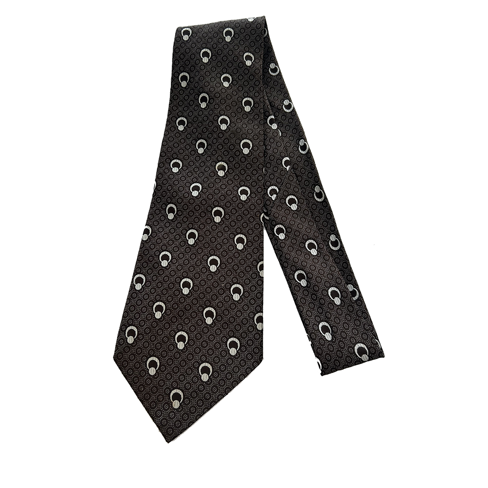 Men's vintage 70s brown Burton tie