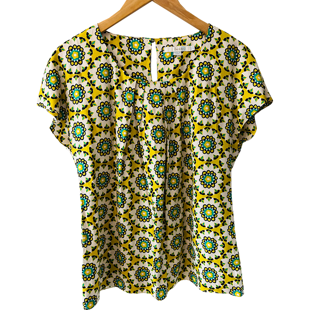 Retro print Boden blouse