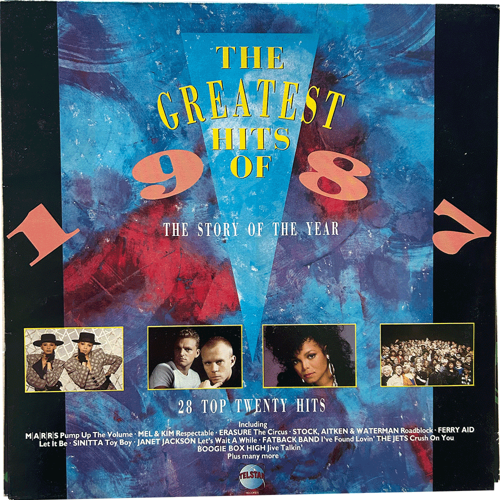 The greatest hits of 1987. the story of the year. double gatefold LP