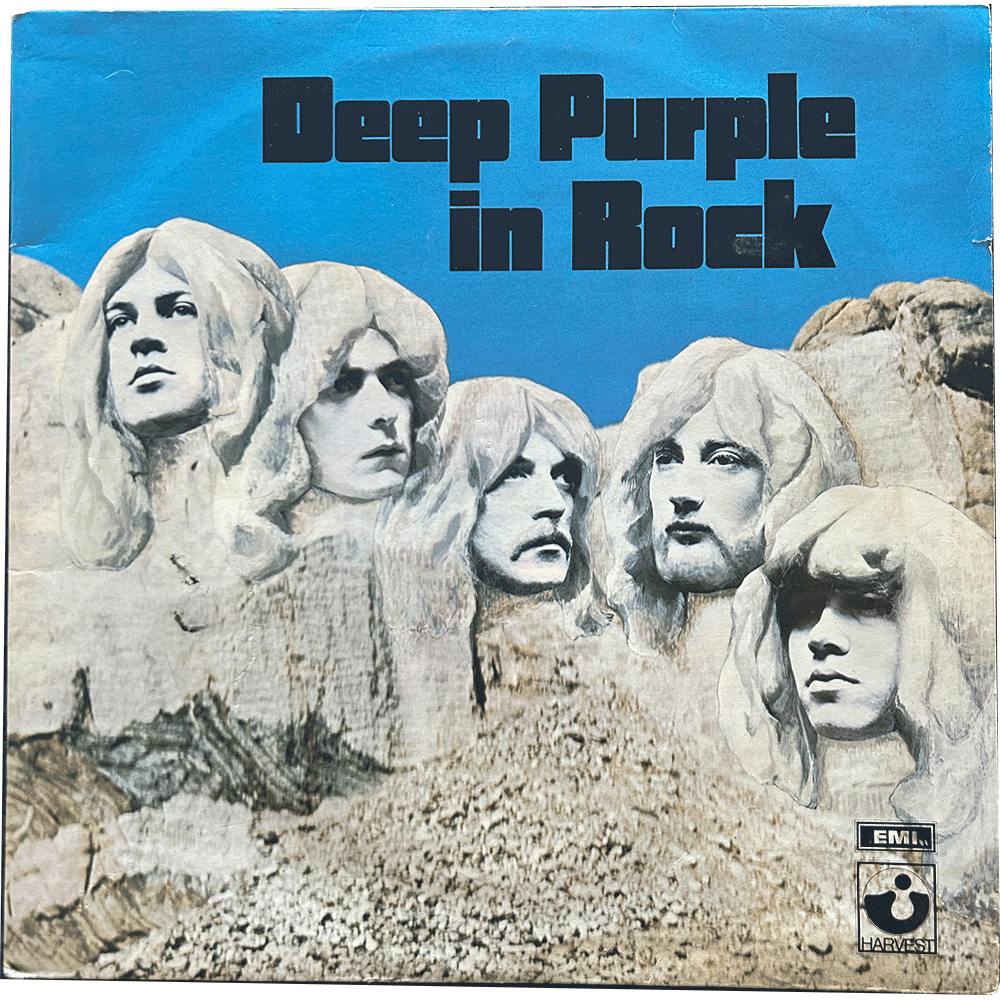 Deep Purple in rock (1978 Netherlands reissue) gatefold vinyl album