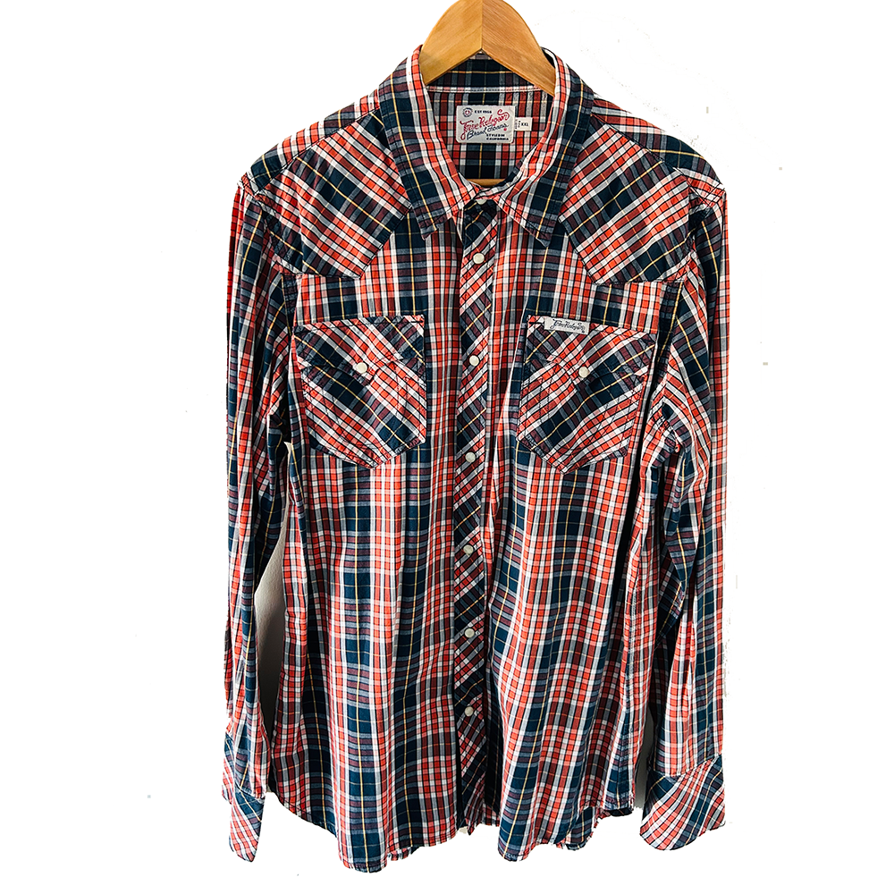 Men's True Religion checked shirt