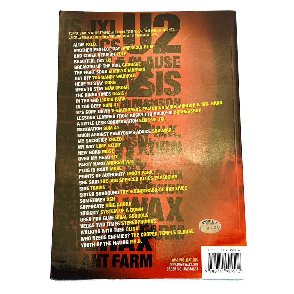 21st Century Rock. Lyrics & chords to 35 rock hits. Paperback (2018) - Image 2