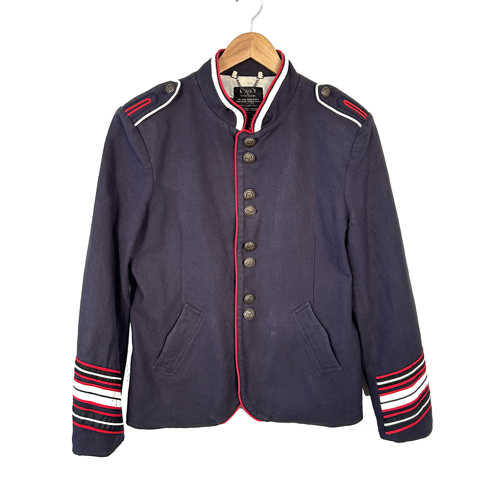 Men's blue Military style jacket