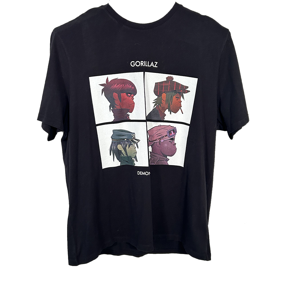 Black Gorillaz 'Demon days' t-shirt