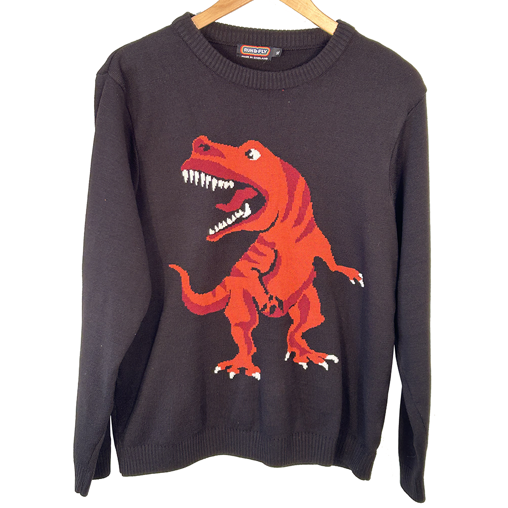 Black Run & Fly Dinosaur Jumper