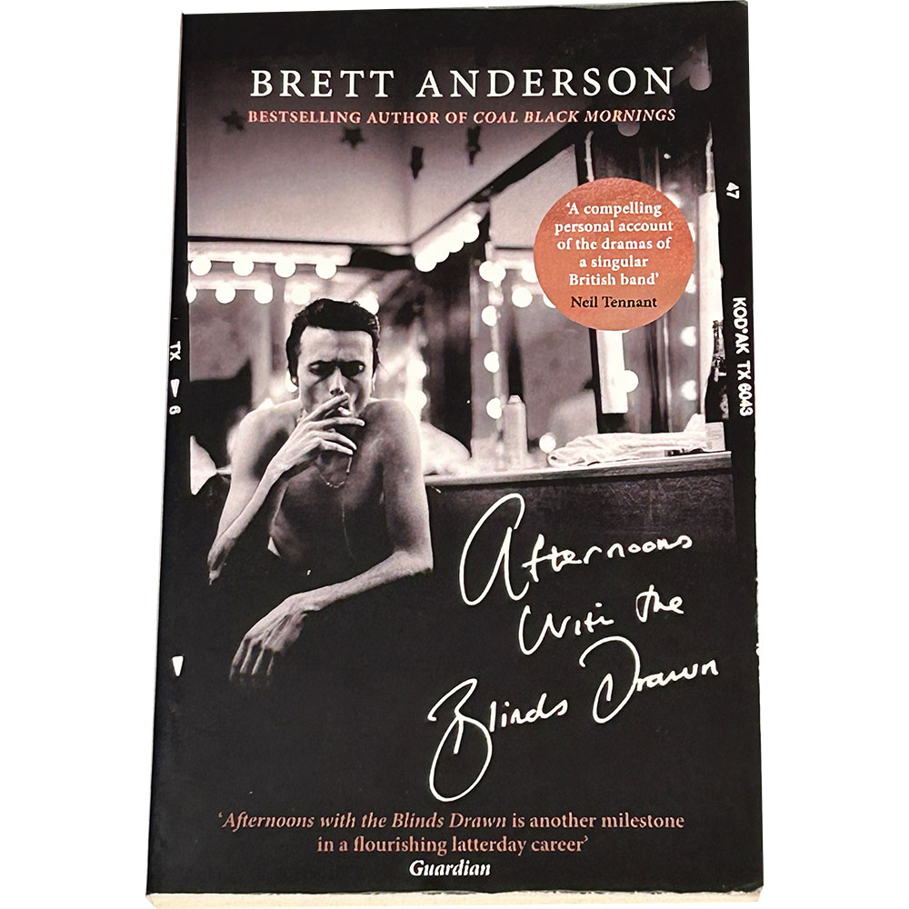 'Afternoons with the blinds drawn'. Brett Anderson paperback Memoir (2019)
