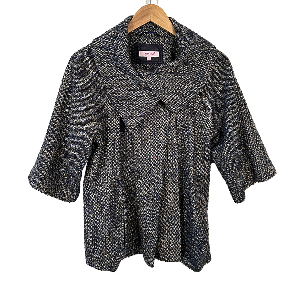 Ladies Per Una boucle swing jacket