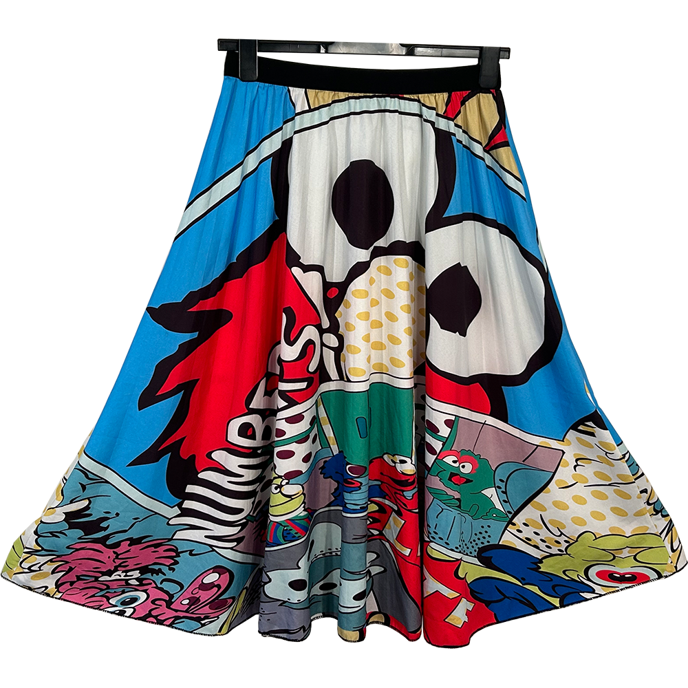 Y2K Sesame Street full skirt