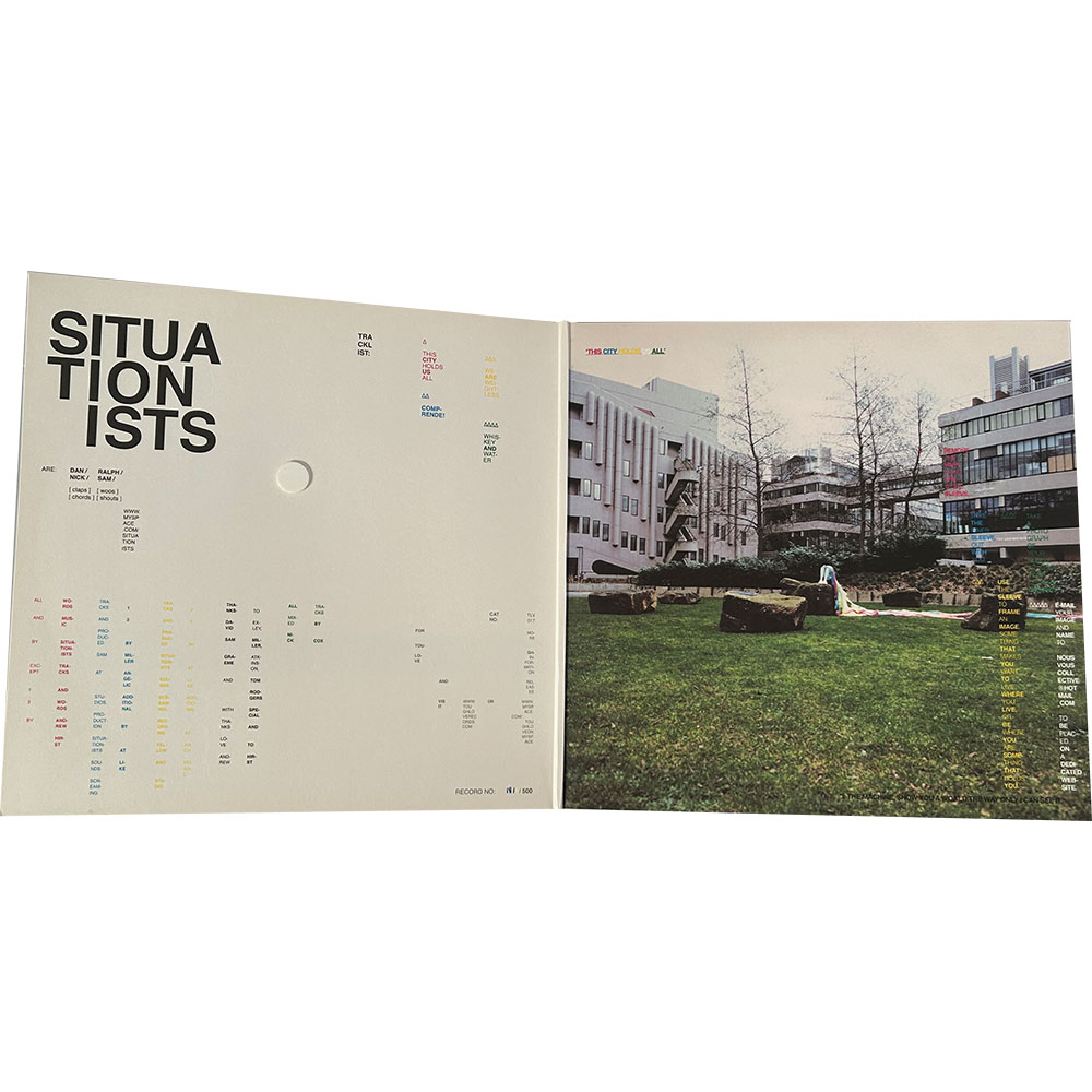 The Situationists 10" vinyl 'This city holds us all' (2008) - Image 3
