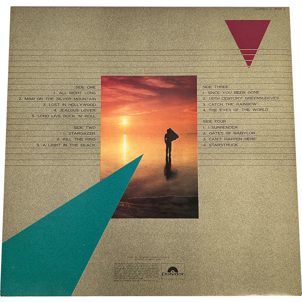 The Best of Rainbow. Double vinyl LP in gatefold sleeve (1981) - Image 2