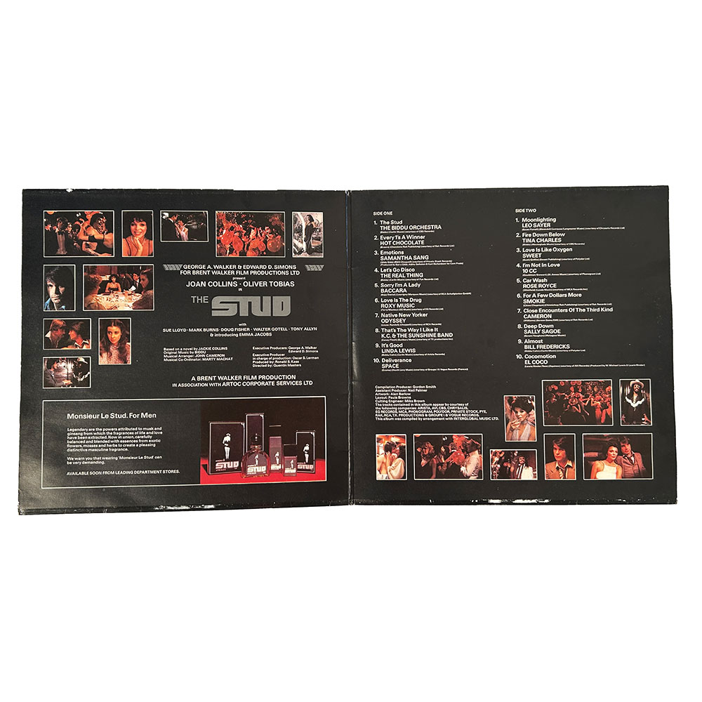 'The Stud' Hits from the original film soundtrack vinyl LP (1978) - Image 3