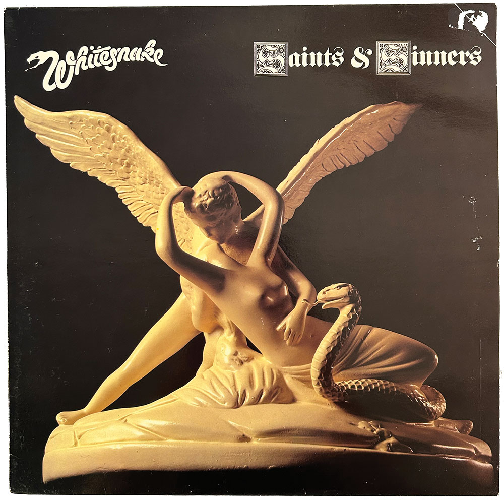 Whitesnake Saints & Sinners vinyl LP (1988 reissue)