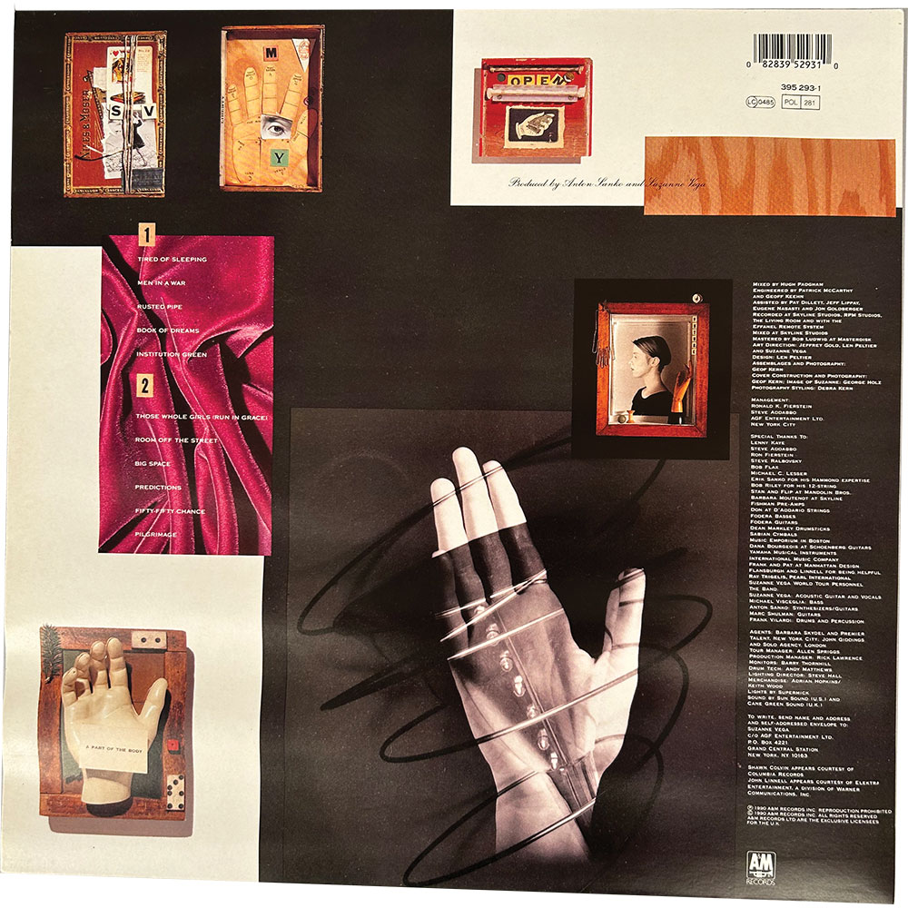 Suzanne Vega 'Days of open hand' vinyl LP (1990) - Image 2