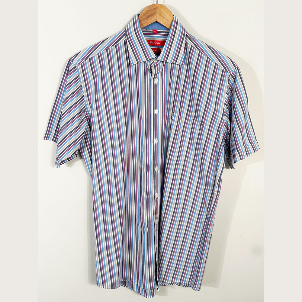 Stripey Ben Green shirt