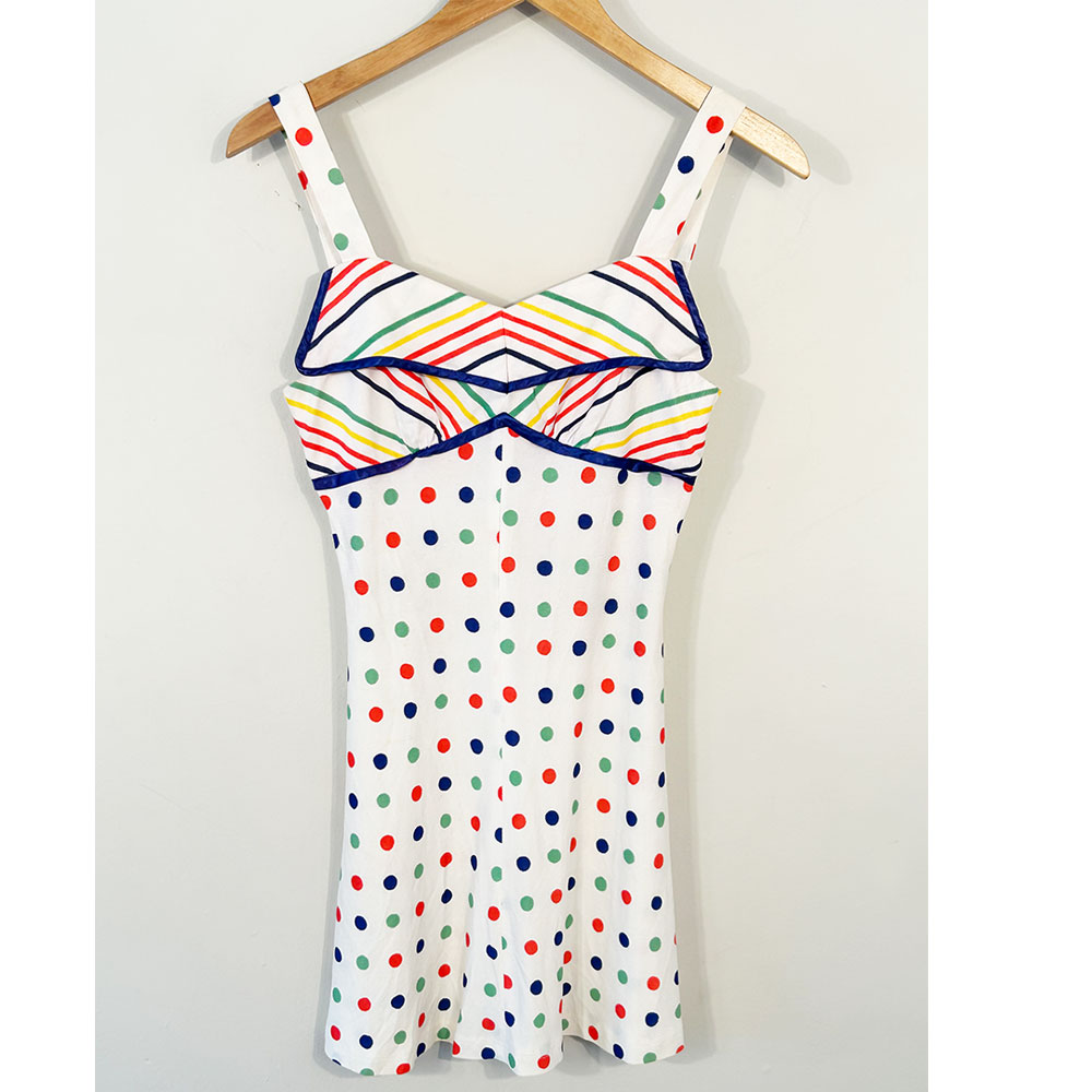 Vintage 60s/70s mini sun dress