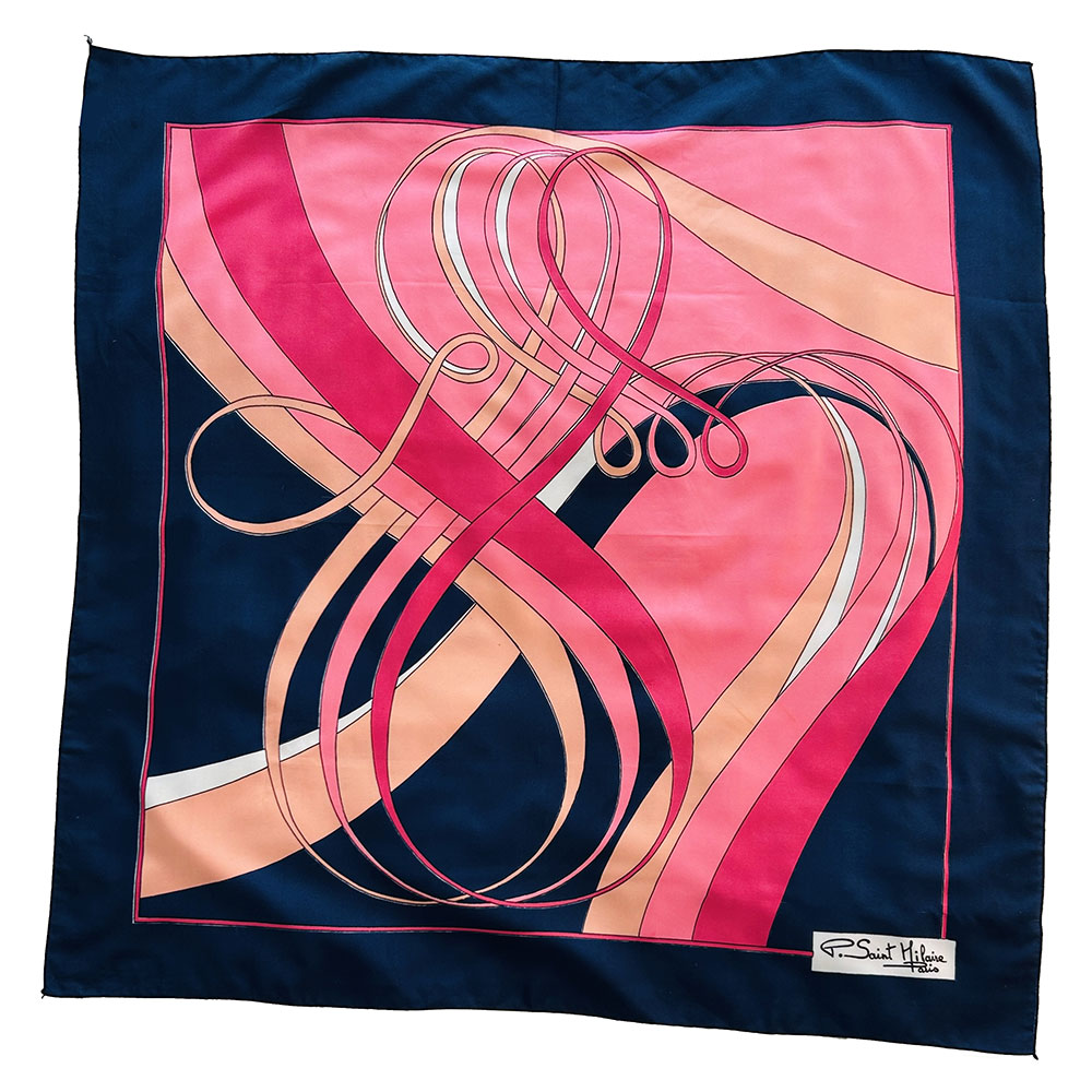 Vintage P. Saint Hilaire Paris scarf