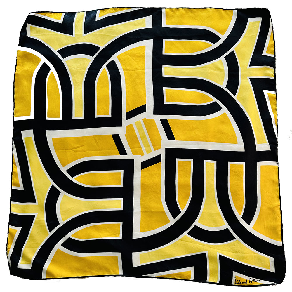 Vintage silk Richard Allan scarf