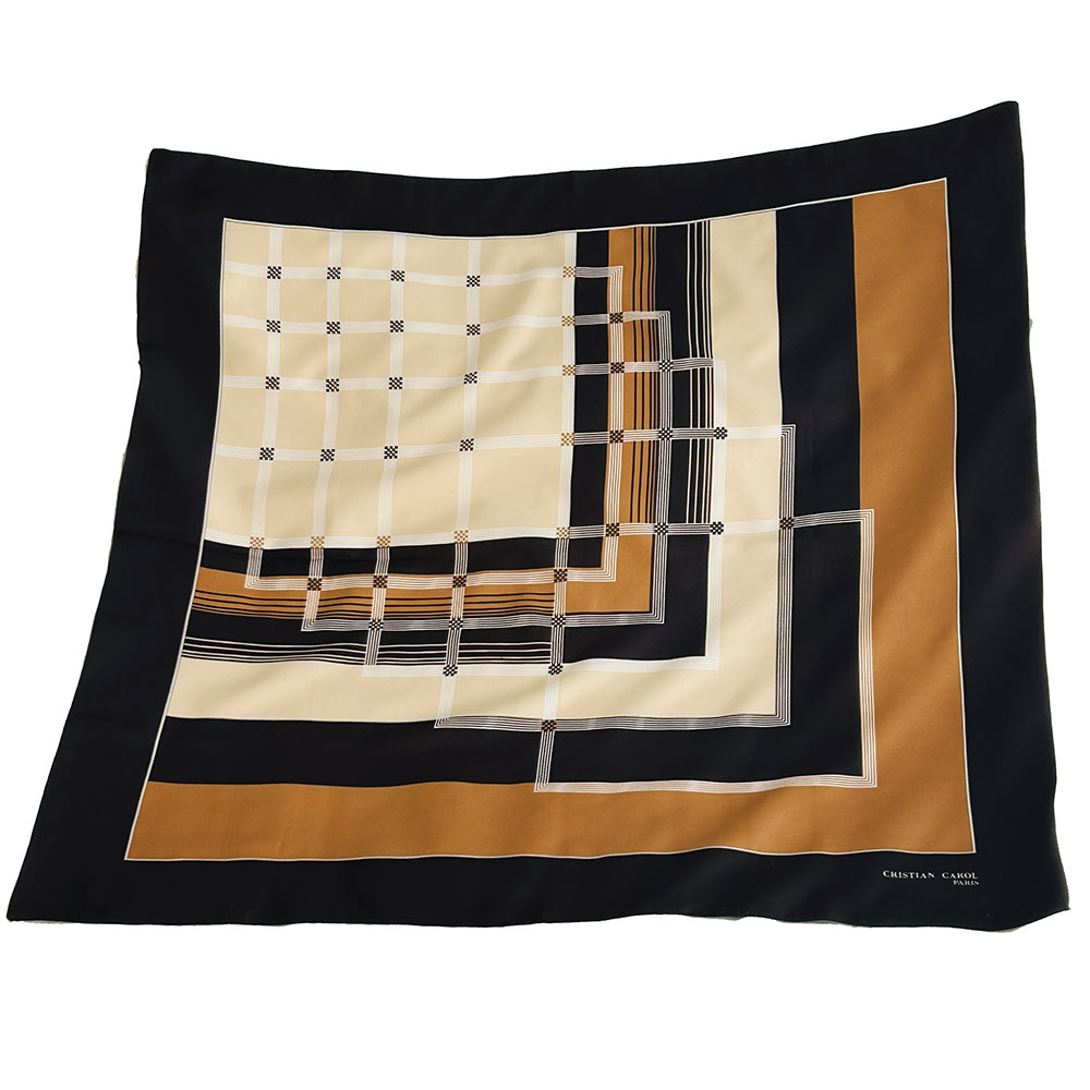 Vintage Christian Carol of Paris scarf