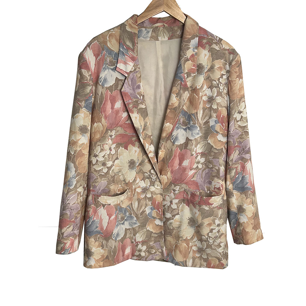 Vintage 80s floral jacket