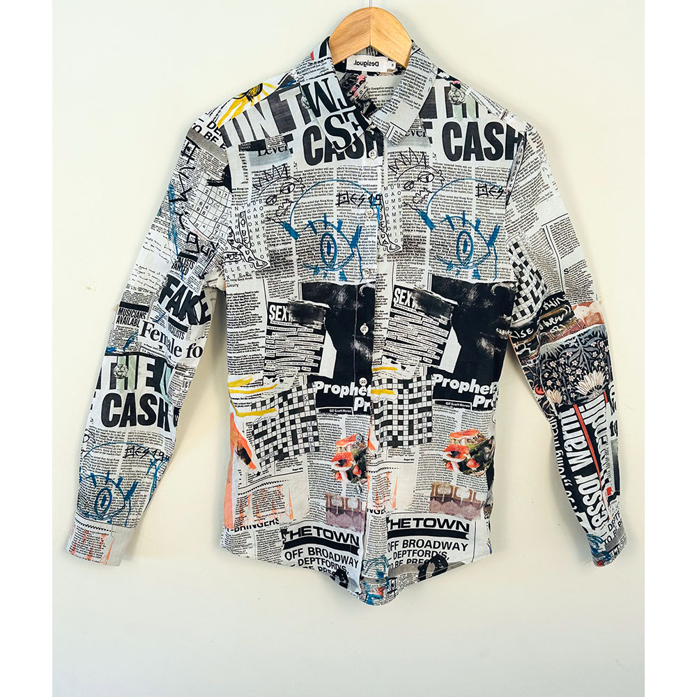 Desigual 'Newspaper' shirt