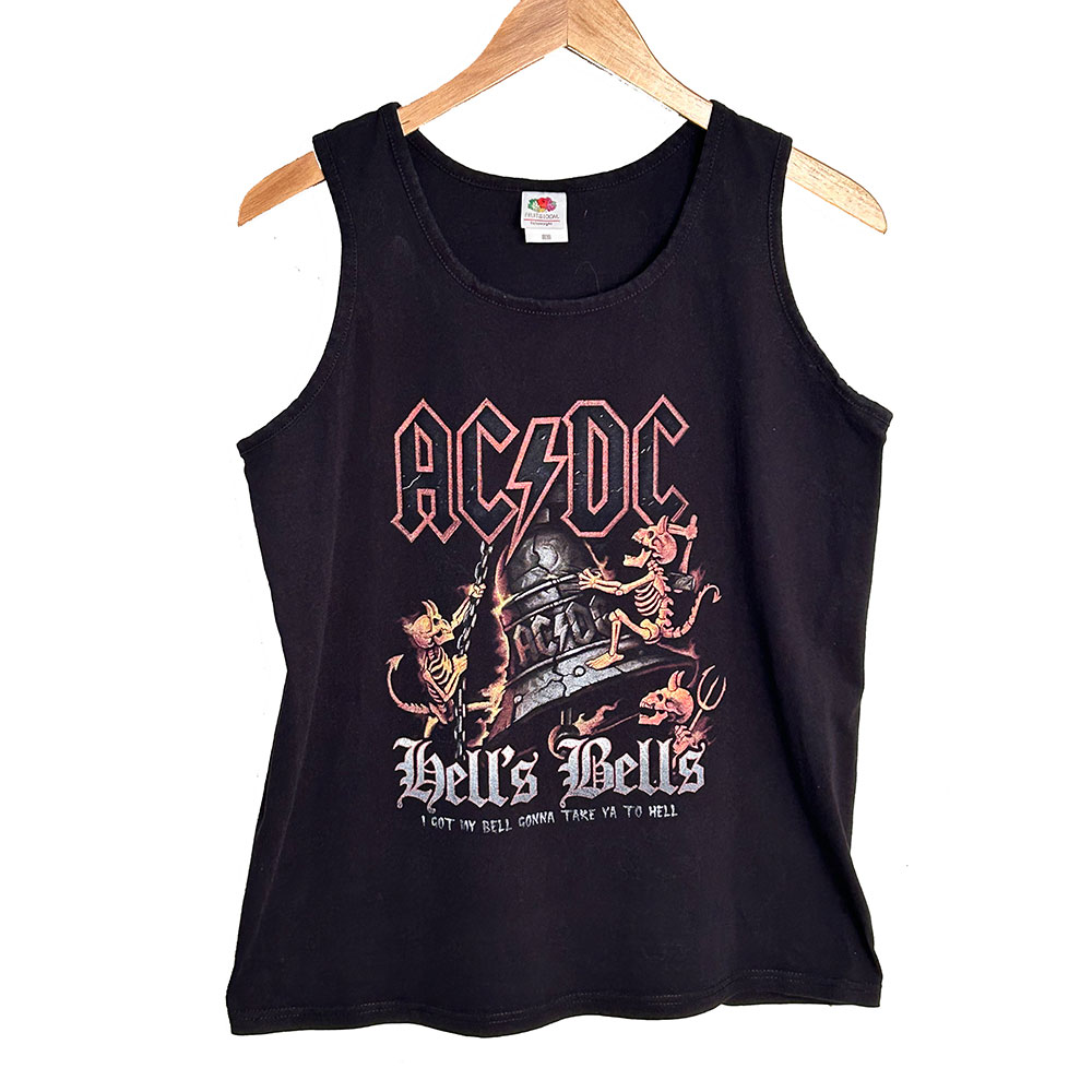 AC/DC black 'Hells Bells' vest