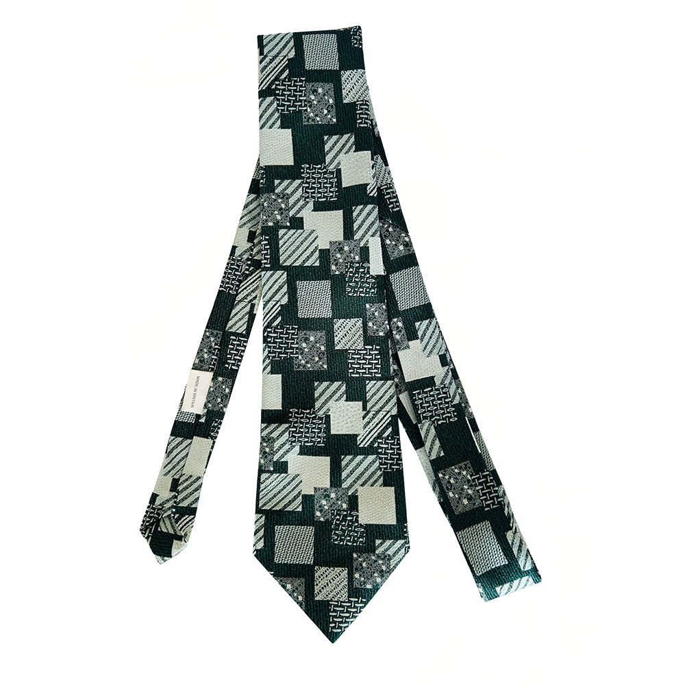 Vintage 70/80s green Littlewoods tie