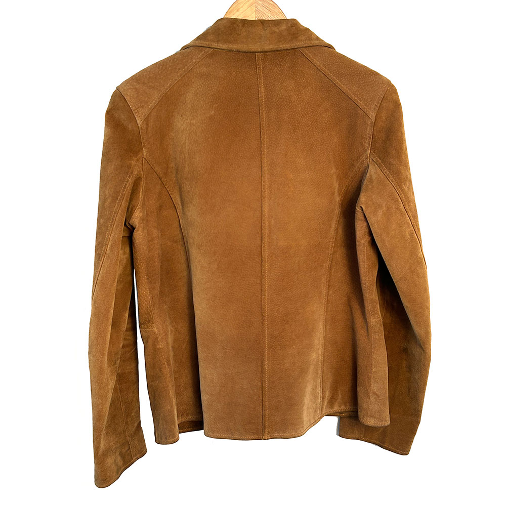 Vintage tan suede box Jacket - Image 2