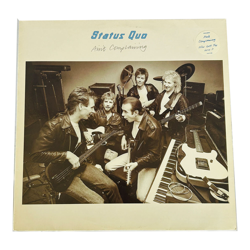 Status Quo 'Ain't complaining' vinyl LP (1988)